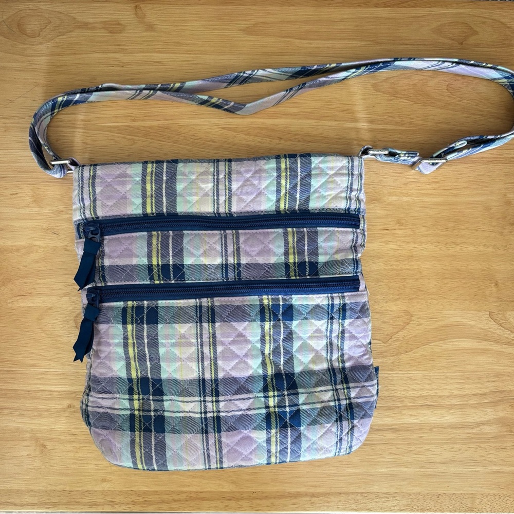 Plaid Crossbody Bag vera bradley